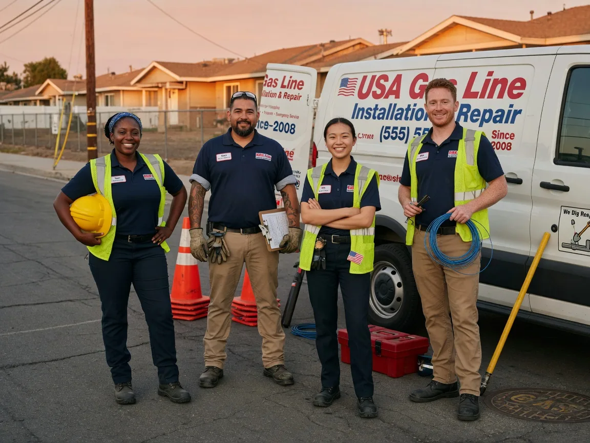 Gas Line Installation company in Latham, IL
